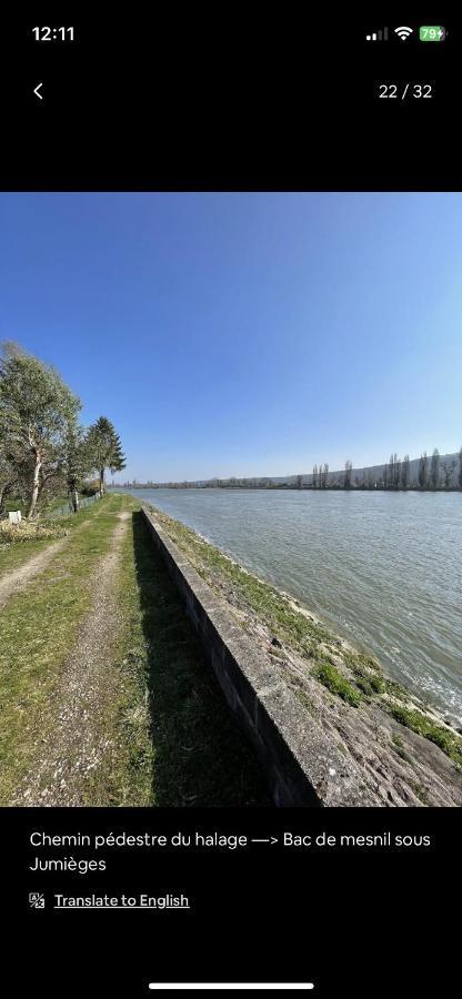 Petite Maison Chaleureuse Des Boucles De La Seine Le Mesnil-sous-Jumieges ภายนอก รูปภาพ